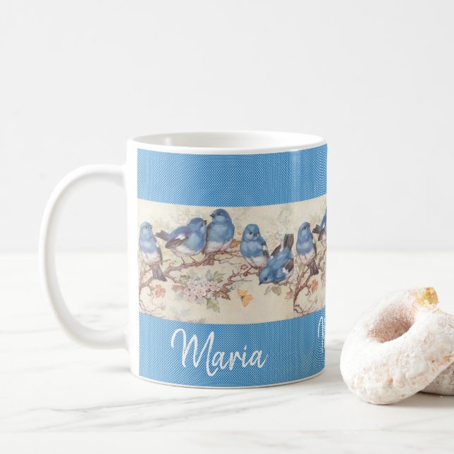 Caneca De Café Pássaro-do-mar (Com Donut)