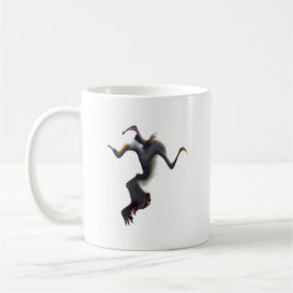 Caneca De Café Pássaro do Mar de Abstrato