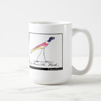 Caneca De Café Pássaro do Runcible de Edward Lear