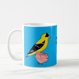Caneca De Café Pássaro-dourado-americano