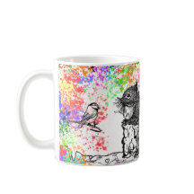 Pássaro e Esquilo Artísticos