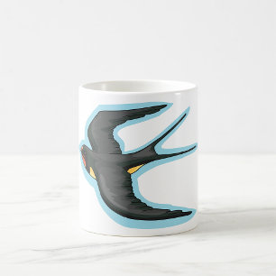 Caneca De Café Pássaro em Voo