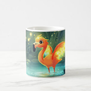 Caneca De Café Pássaro feliz Estilo Cartoon Vibrante Fofo Colorid