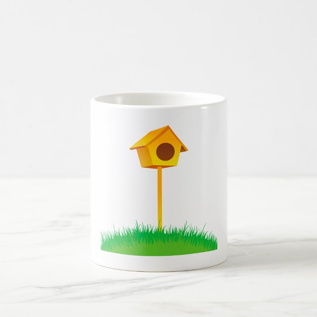 Caneca De Café Pássaro House Mug (Criador carregado)