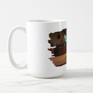 Caneca De Café Pássaro Mensageiro Real – Carta do Príncipe Enfeit