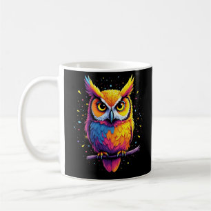 Caneca De Café Pássaro Nocturnal trabalho de arte Coruja