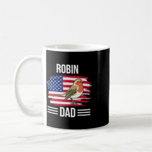Caneca De Café Pássaro Nos EUA Bandeira 4 De Julho Dia dos Pais R