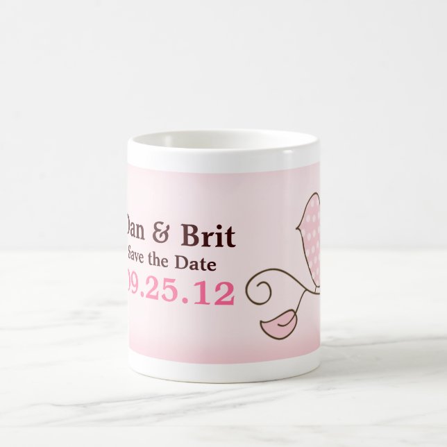 CANECA DE CAFÉ PÁSSARO PINCO DE PÁSSARO DE SANGUE PERSONALIZADO (Centro)
