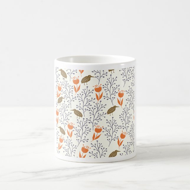Caneca De Café Pássaro Plant Mug (Criador carregado)