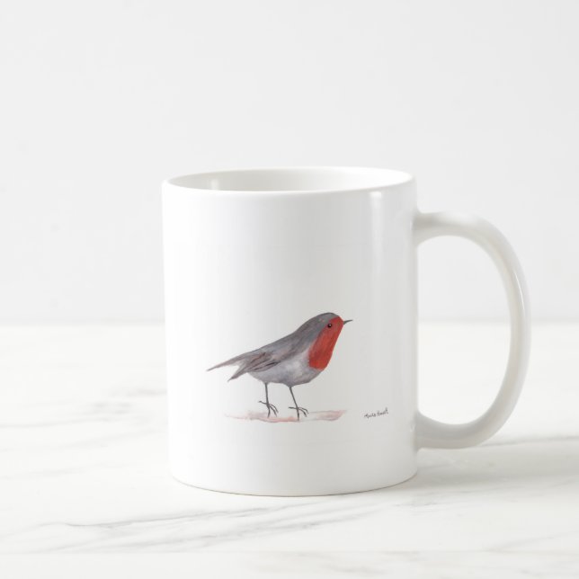 Caneca De Café pássaro Robin (Direita)