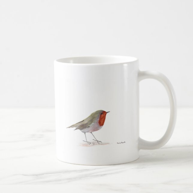 Caneca De Café pássaro Robin (Direita)
