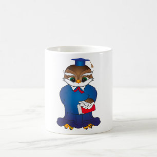 Caneca De Café Pássaro Scholar Cute para Graduação de Wise Owl