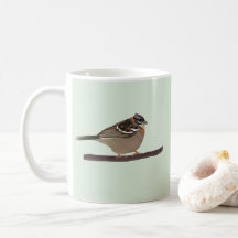 Pássaro Sparrow Crowado