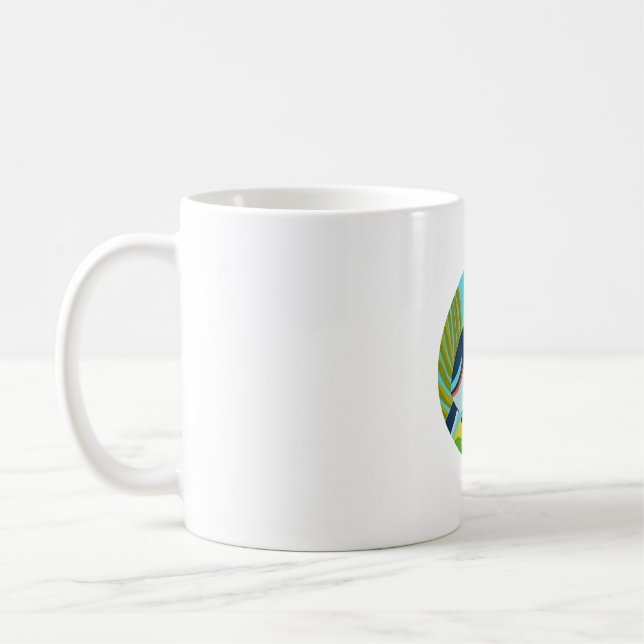 Caneca De Café Pássaro tropical (Esquerda)
