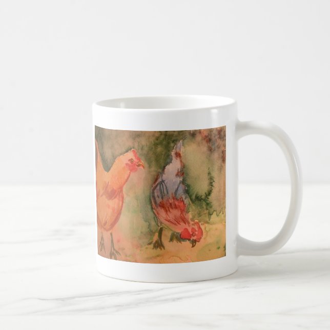 Caneca De Café Pássaros adiantados (Direita)