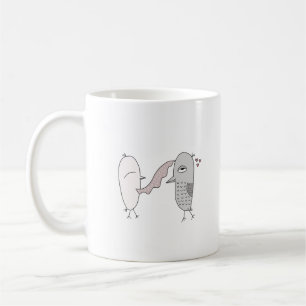 Caneca De Café pássaros adoram café de chá bonitinho de outono ca