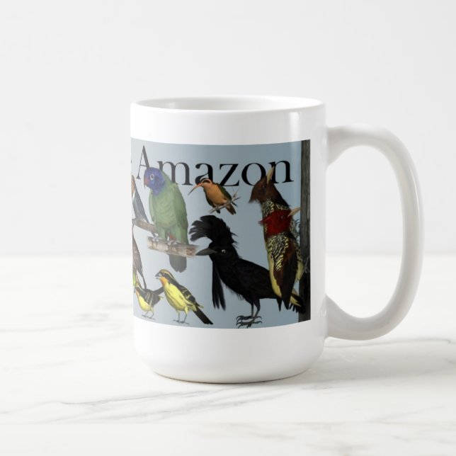 Caneca De Café Pássaros da bacia de Amazon (Direita)