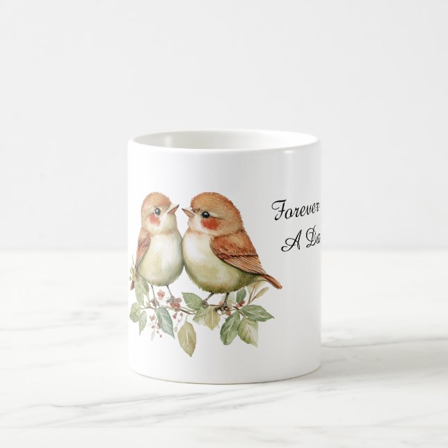 Caneca De Café Pássaros de Amor Eterno (Centro)