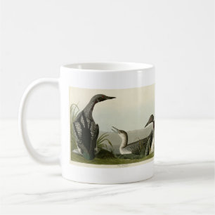 Caneca De Café Pássaros de Audubon com trote negra