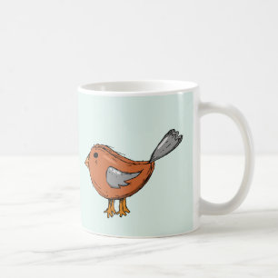 Caneca De Café PÁSSAROS de Café Duplo Lado