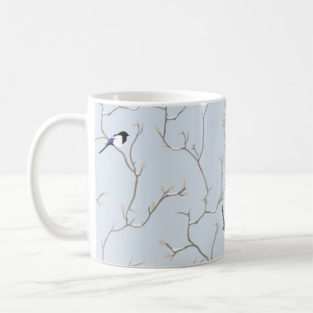 Caneca De Café Pássaros de Inverno (Esquerda)