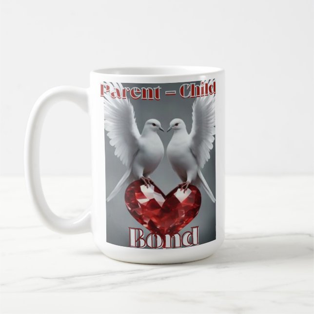 Caneca De Café Pássaros domésticos Mug. (Esquerda)