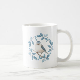Caneca De Café Pássaros e flores