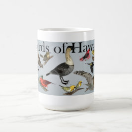 Caneca De Café Pássaros endémicos de Hawai'i