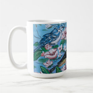Caneca De Café Pássaros no Quintal Fofos