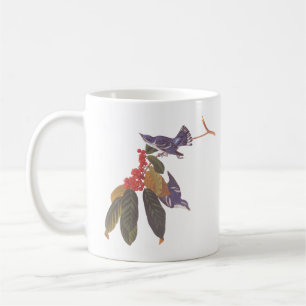 Caneca De Café Pássaros-vermelhos-azuis de Audubon