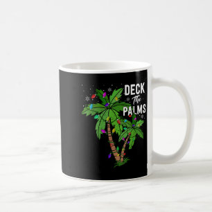 Caneca De Café Passe A Árvore De Palmas Para Mulheres Engraçado H