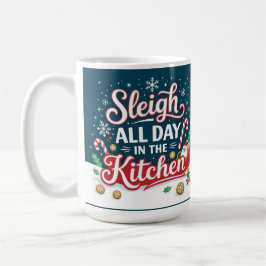 Caneca De Café Passe o dia todo na cozinha