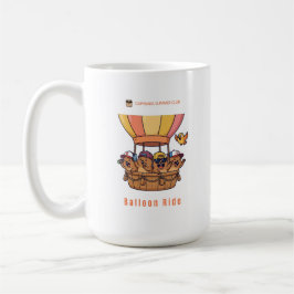 Caneca De Café Passeio de Balão do Capivara – Aventura do Clube d
