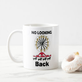 Caneca De Café Passeio de Carrossel Sem Olhar para Trás Citação I