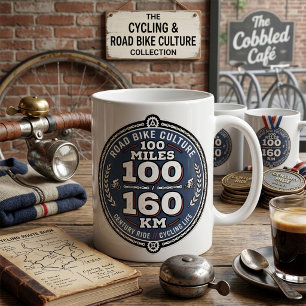 Caneca De Café Passeio de Ciclismo do Século 100 Milhas 160 KM
