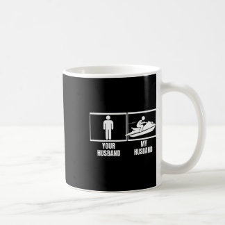 Caneca De Café Passeio de Jet Ski com o seu marido Minha Esposa D