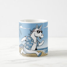 Passeio de Unicorn Café Mug