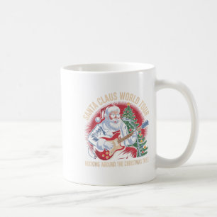 Caneca De Café Passeio Mundial De Santa Claus A Aproximar-Se Do N
