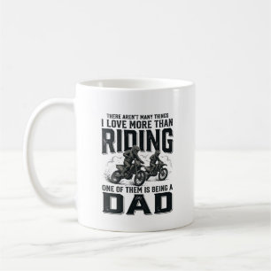 Caneca De Café Passeio Pai Entalhe Vintage Citação Motocross Desi
