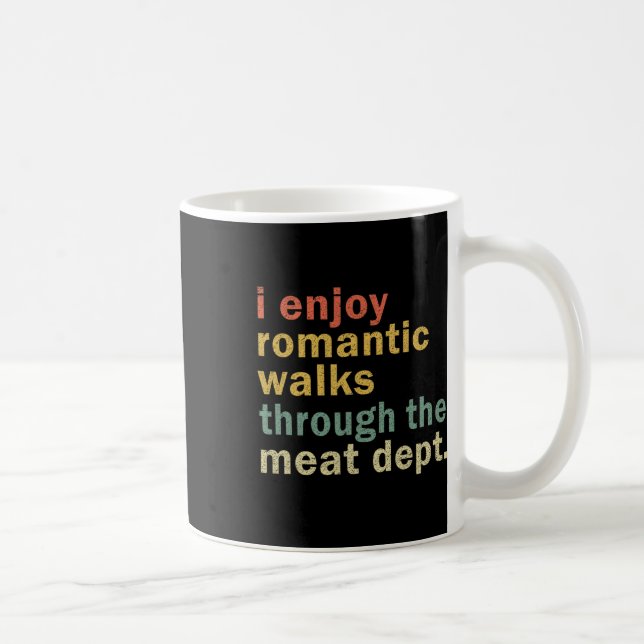 Caneca De Café Passeios Românticos BBQ Engraçados Dept de Carne F (Direita)