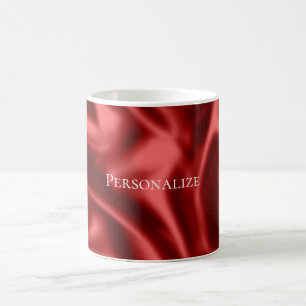 Caneca De Café Passion Red Romantic Faux Satin