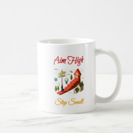 Caneca De Café Passos para a grandeza