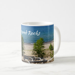 Caneca De Café Passos para a praia do doze, Rocks Picados