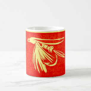 Caneca De Café Pasta de mosca molhada clássica Trout Fly Mug