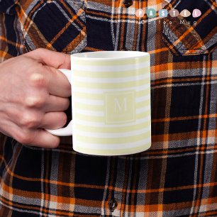 Caneca De Café Pasta Leve Sólida Pasta Amarelo-Limão