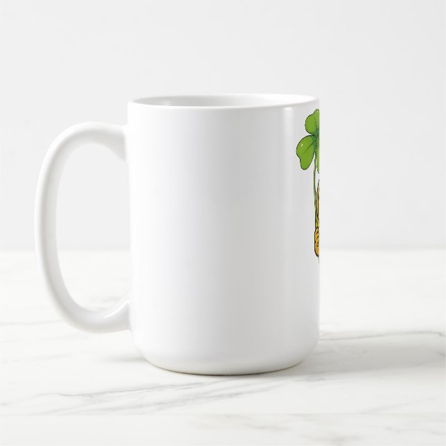 Caneca De Café Pasta Polo – Lucky  with Clover -Shirt (Esquerda)
