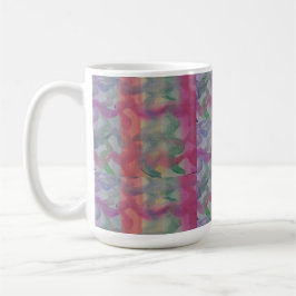 Caneca De Café Pastel Abstrato Art