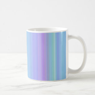Caneca De Café Pastel Azul Roxo - Lama Verde