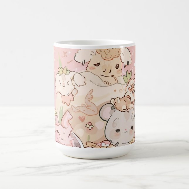 Caneca De Café Pastel Companions in Bloom (Centro)