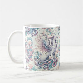Caneca De Café Pastel Fantasy Griffin
